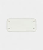 Hermes Kelly 28 White Clemence Palladium Hardware