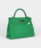 HMKelly 32 Bambou Togo Palladium Hardware