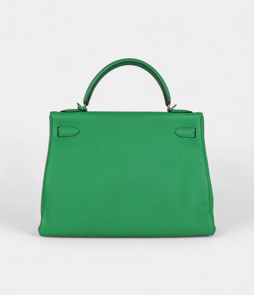 HMKelly 32 Bambou Togo Palladium Hardware