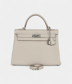 Hermes Kelly 32 Beton Togo Palladium Hardware