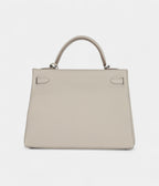 Hermes Kelly 32 Beton Togo Palladium Hardware