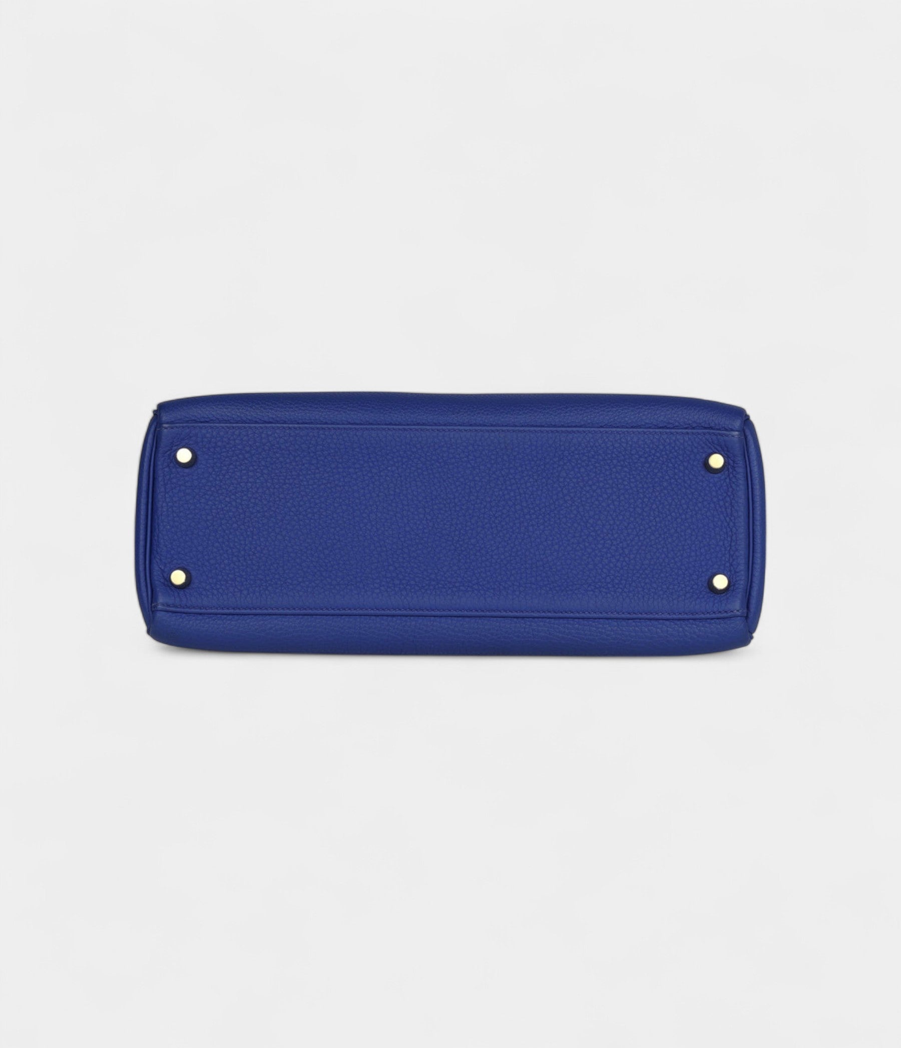 HMKelly 32 Bleu Electric Togo Gold Hardware