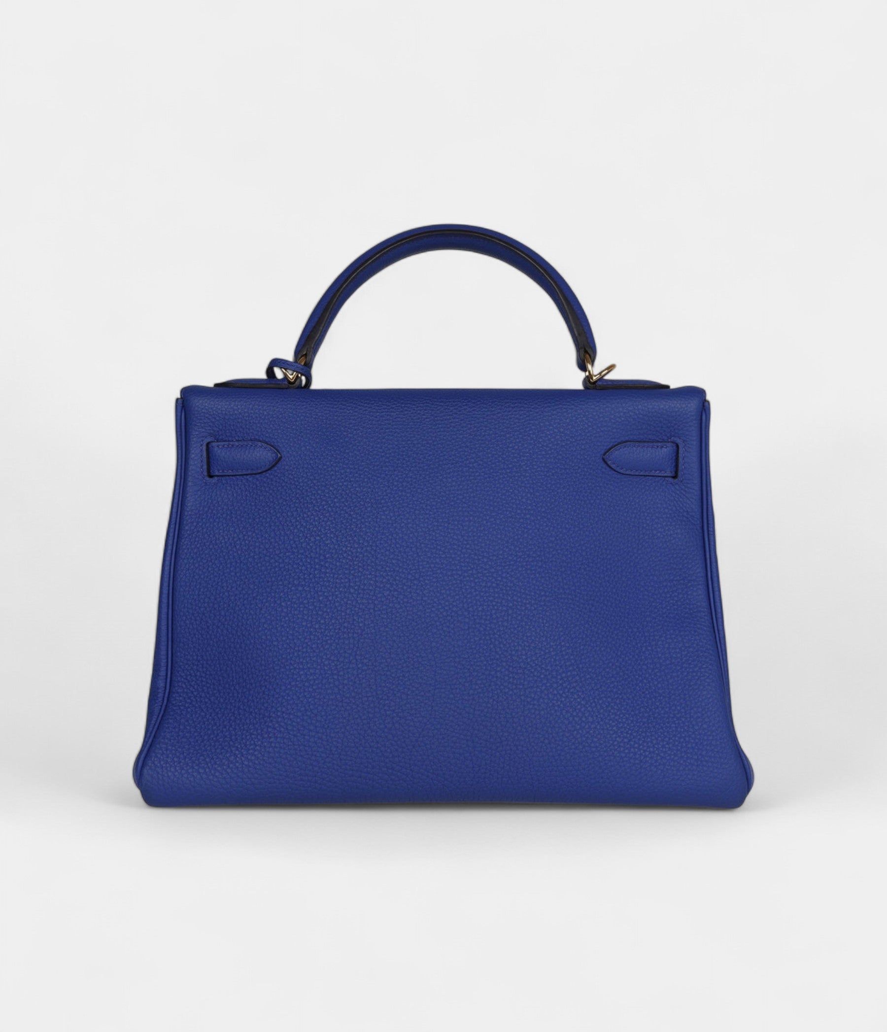 HMKelly 32 Bleu Electric Togo Gold Hardware