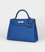 HMKelly 32 Bleu Epsom Palladium Hardware
