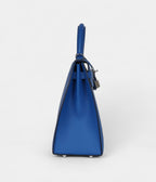 HMKelly 32 Bleu Epsom Palladium Hardware