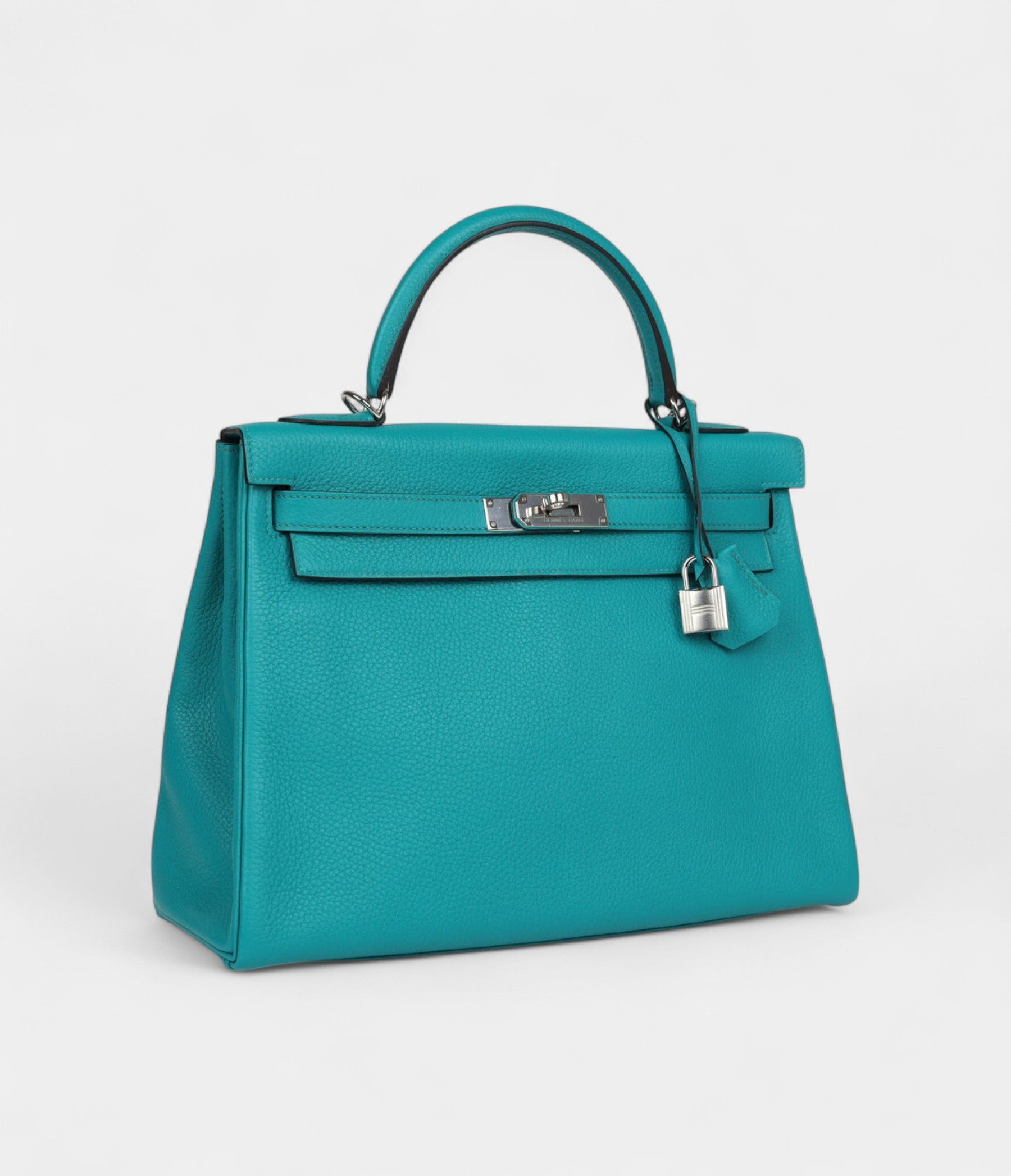 HMKelly 32 Bleu Paon Clemence Palladium Hardware
