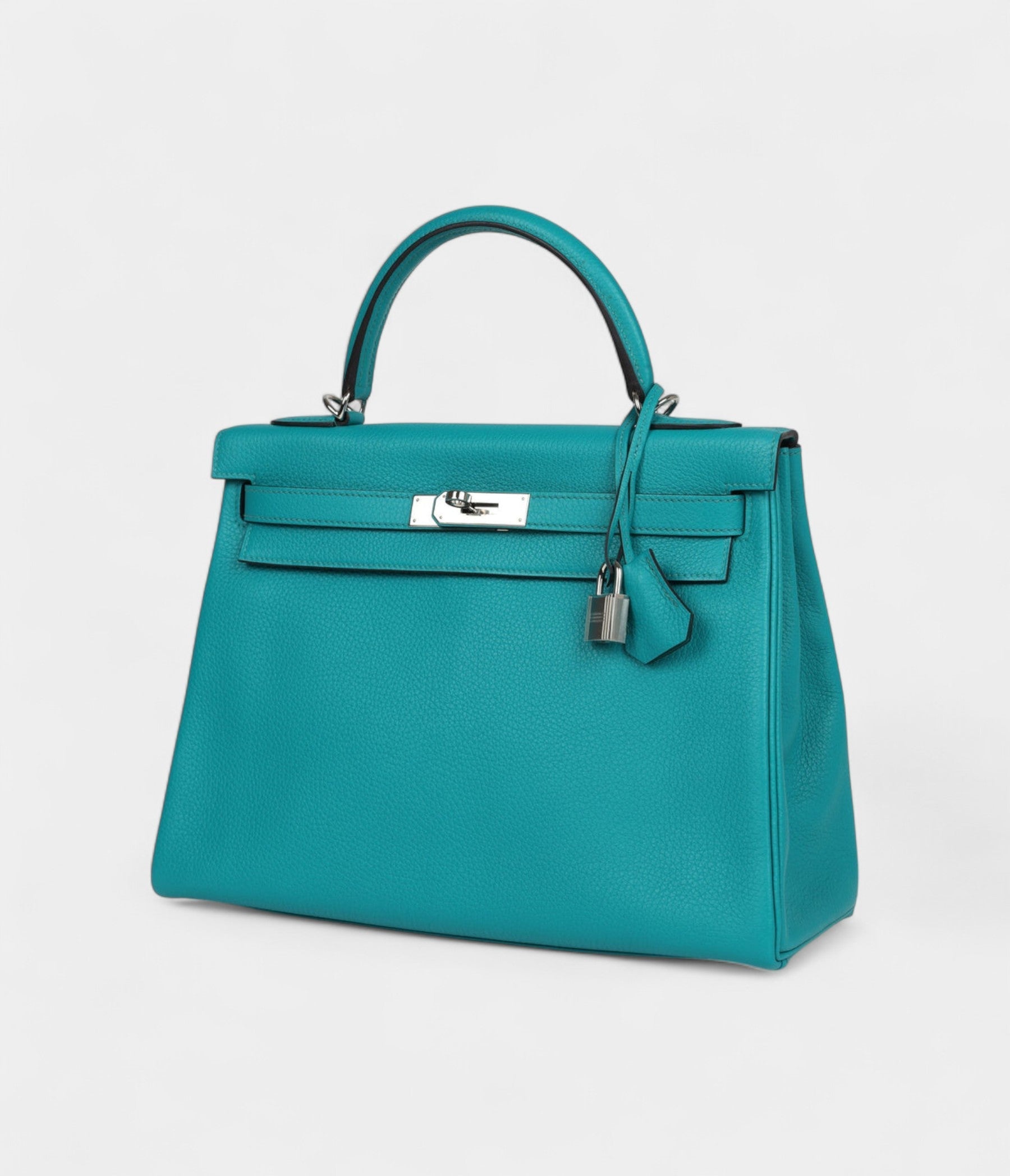 HMKelly 32 Bleu Paon Clemence Palladium Hardware