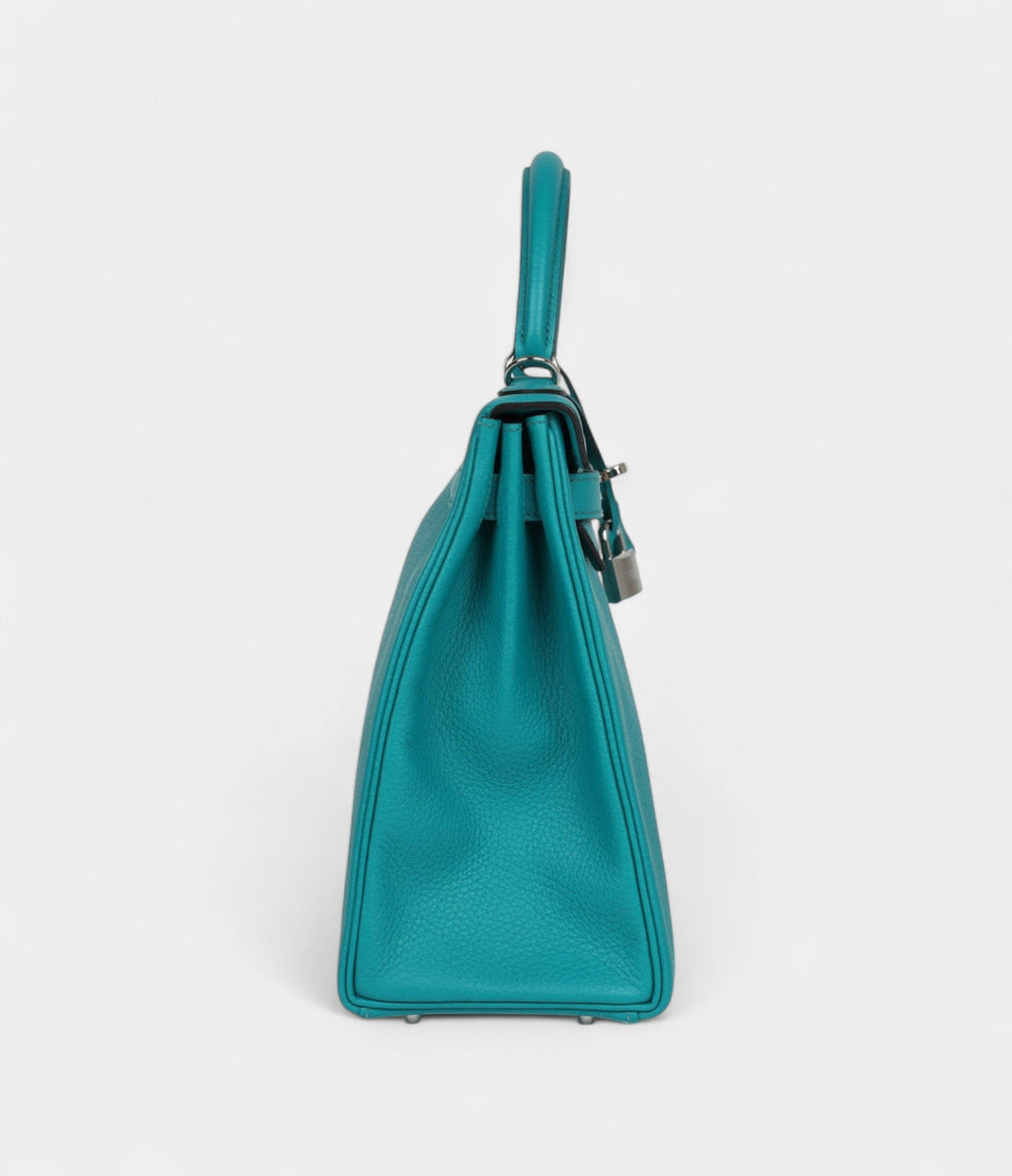 HMKelly 32 Bleu Paon Clemence Palladium Hardware