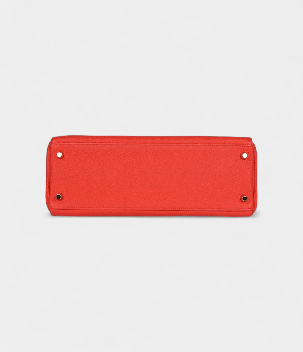 HMKelly 32 Capucine Togo Gold Hardware