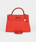 HMKelly 32 Capucine Togo Gold Hardware