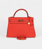 HMKelly 32 Capucine Togo Gold Hardware