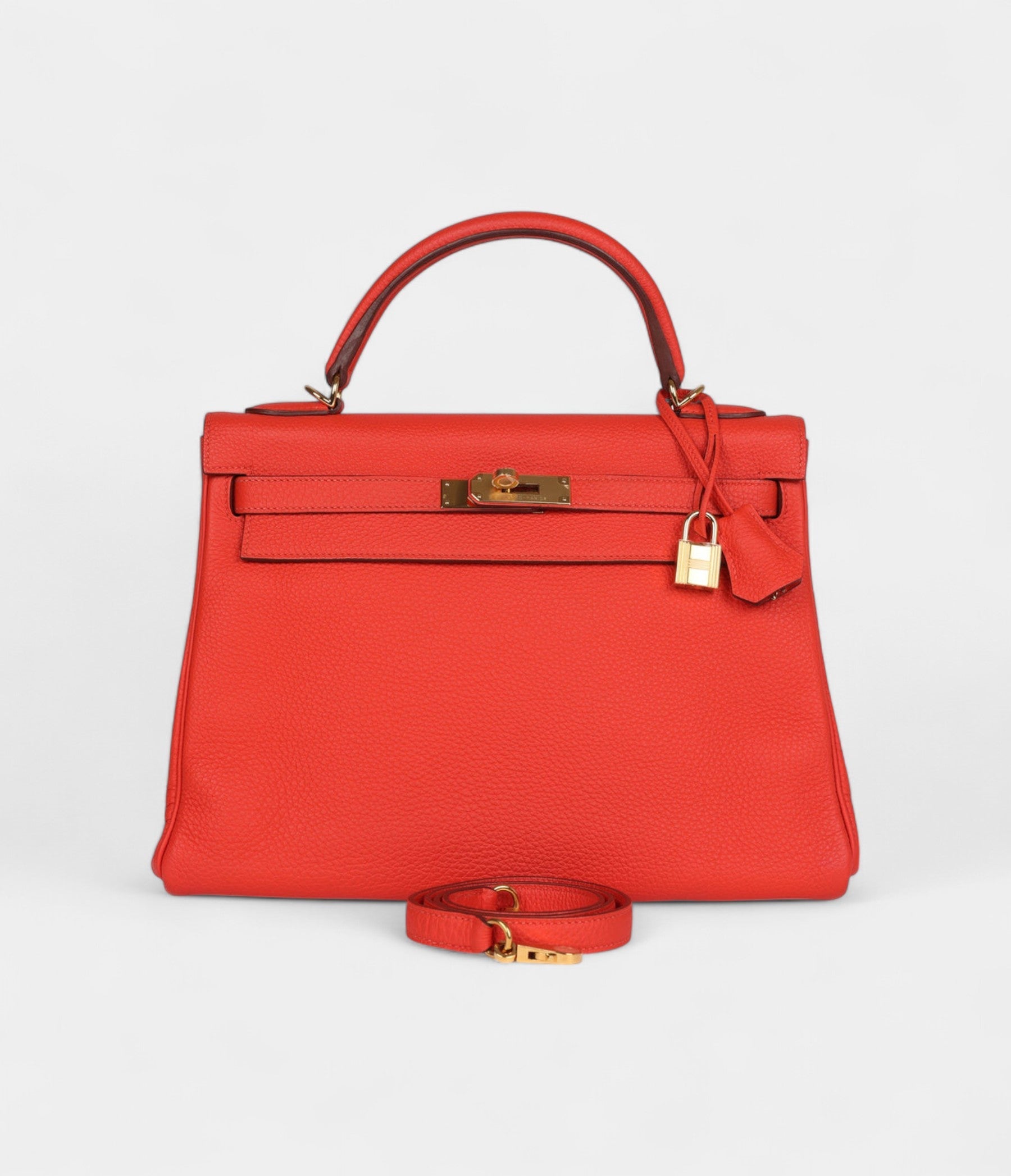 HMKelly 32 Capucine Togo Gold Hardware
