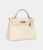 Hermes Kelly 32 Nata Clemence Gold Hardware