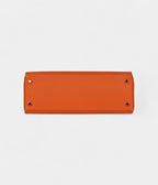Hermes Kelly 32 Orange H Epsom Gold Hardware