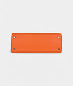 HMKelly 32 Orange Togo Palladium Hardware