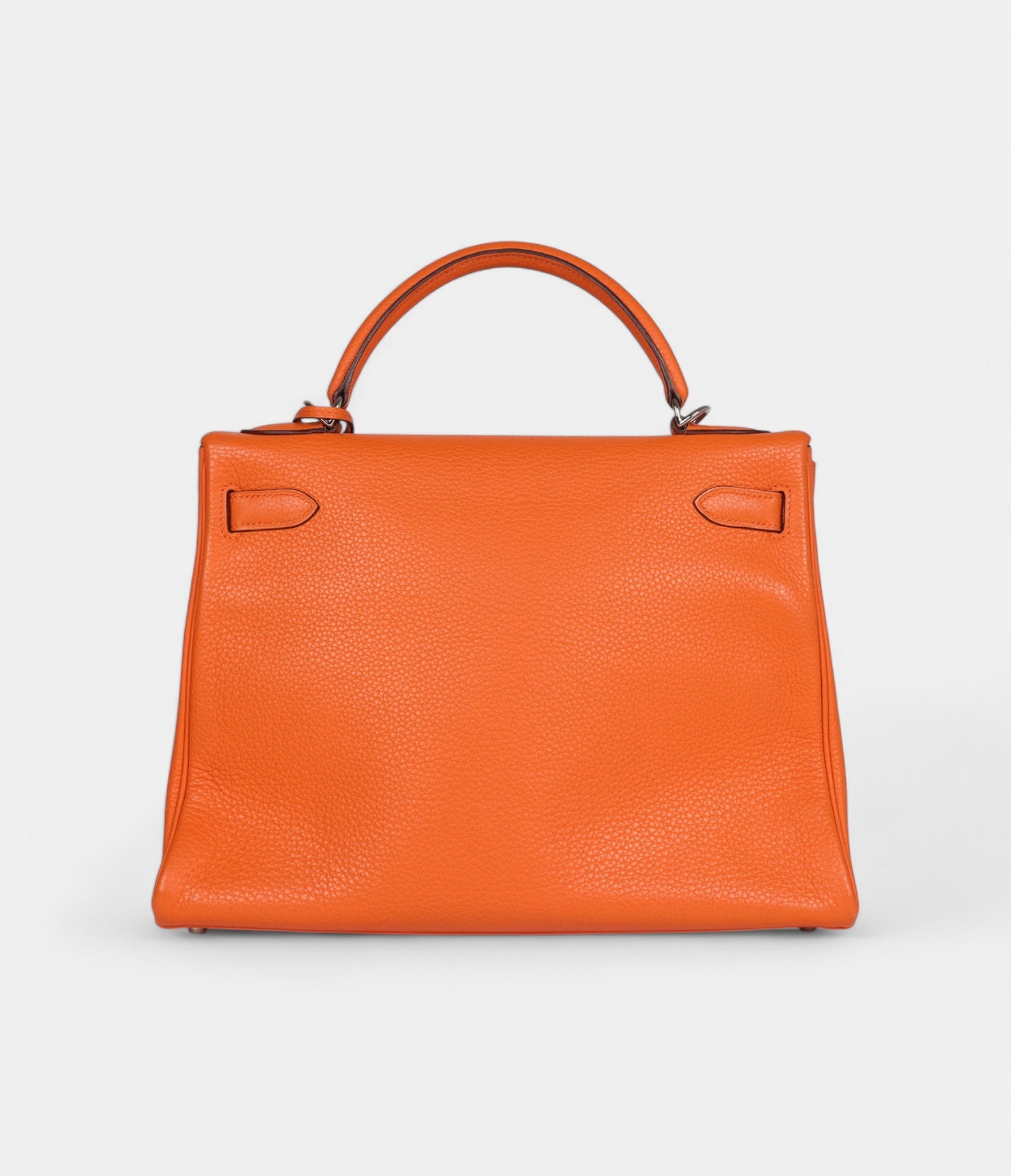 HMKelly 32 Orange Togo Palladium Hardware