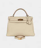 Hermes Kelly 32 Parchemin Togo Gold Hardware