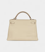 Hermes Kelly 32 Parchemin Togo Gold Hardware