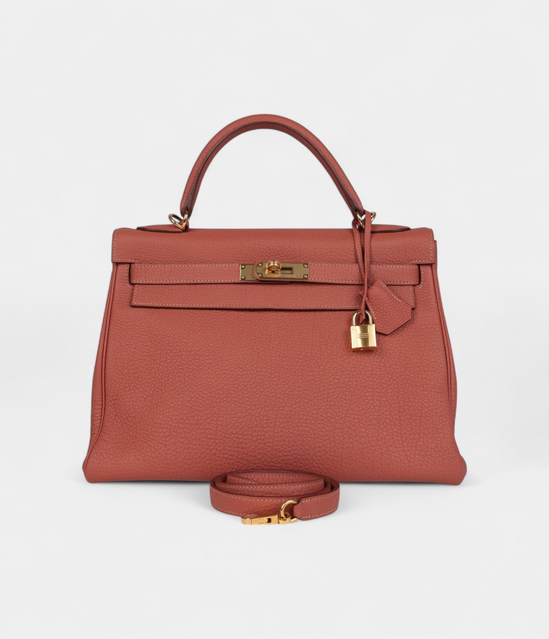 HMKelly 32 Rosy Togo Gold Hardware