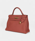 HMKelly 32 Rosy Togo Gold Hardware
