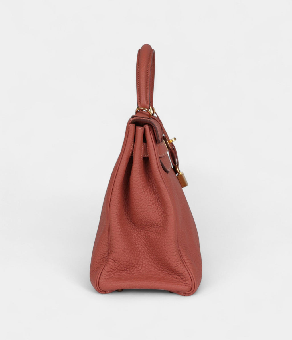 HMKelly 32 Rosy Togo Gold Hardware
