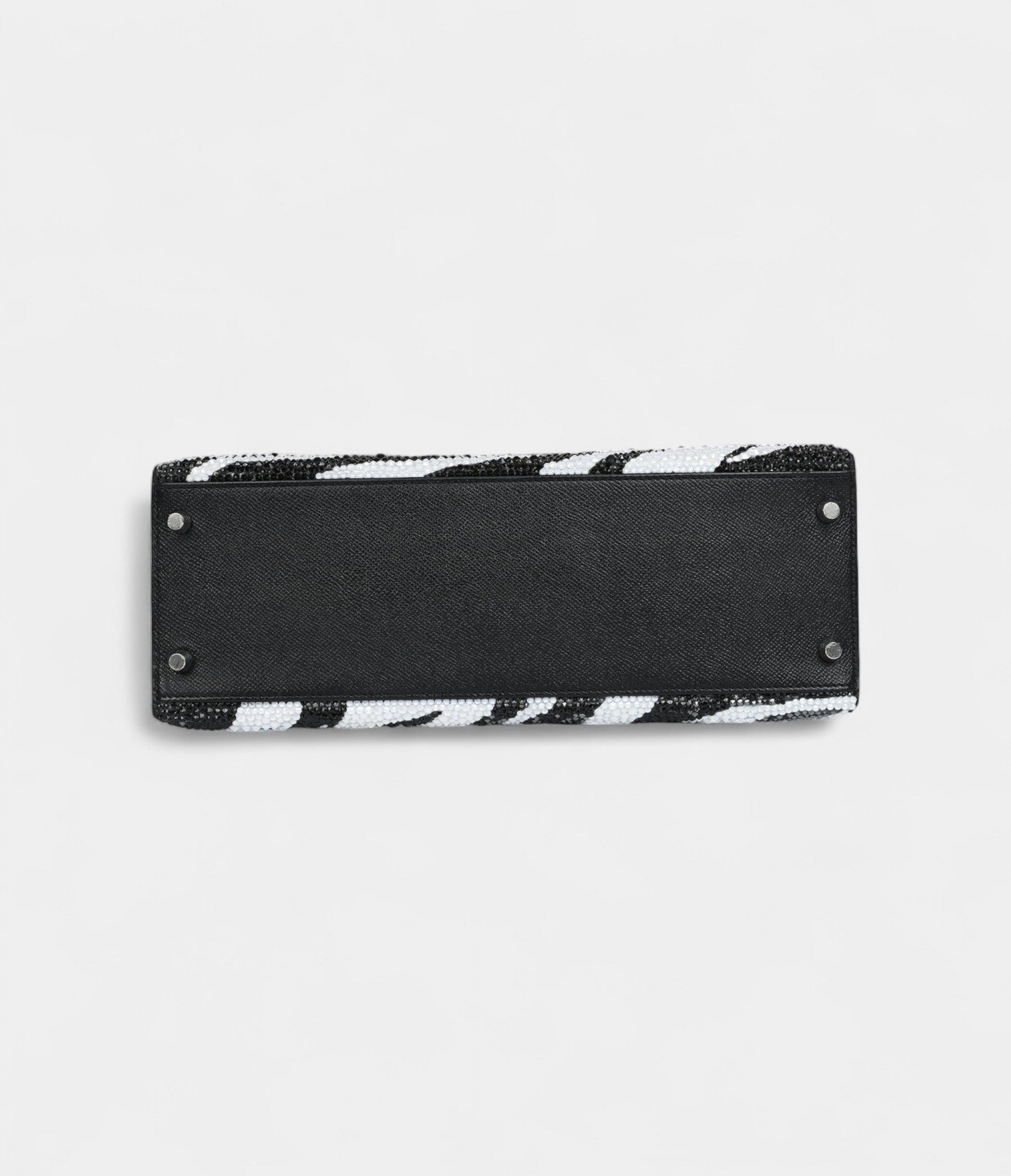 HMKelly 32 Zebra Black Epsom Palladium Hardware