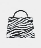 HMKelly 32 Zebra Black Epsom Palladium Hardware