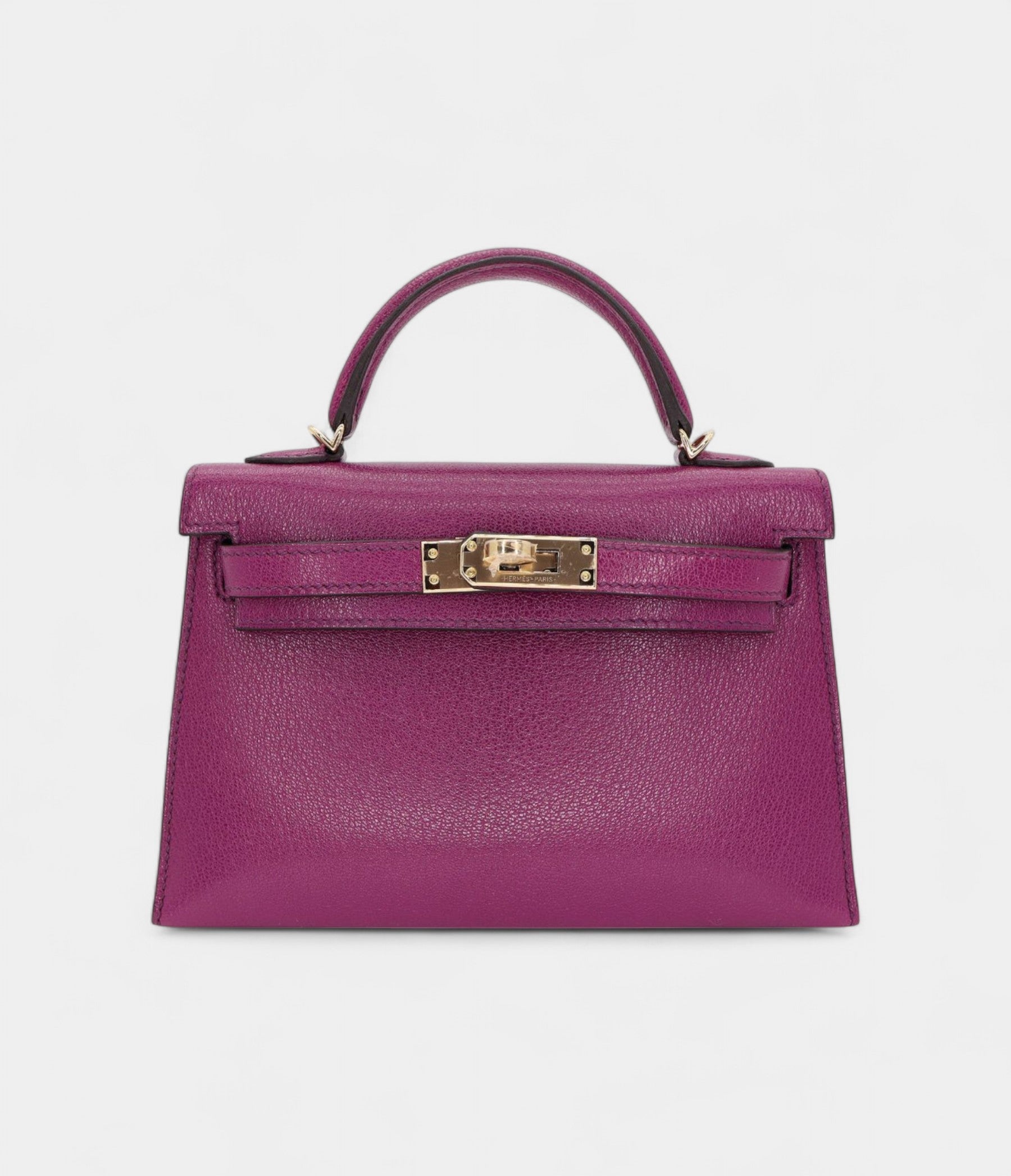 HMKelly II Sellier Mini Anemone Chèvre Leather Gold Hardware