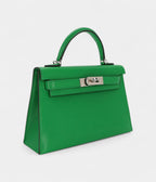 HMKelly II Sellier Mini Bambou Chevre Leather Palladium Hardware