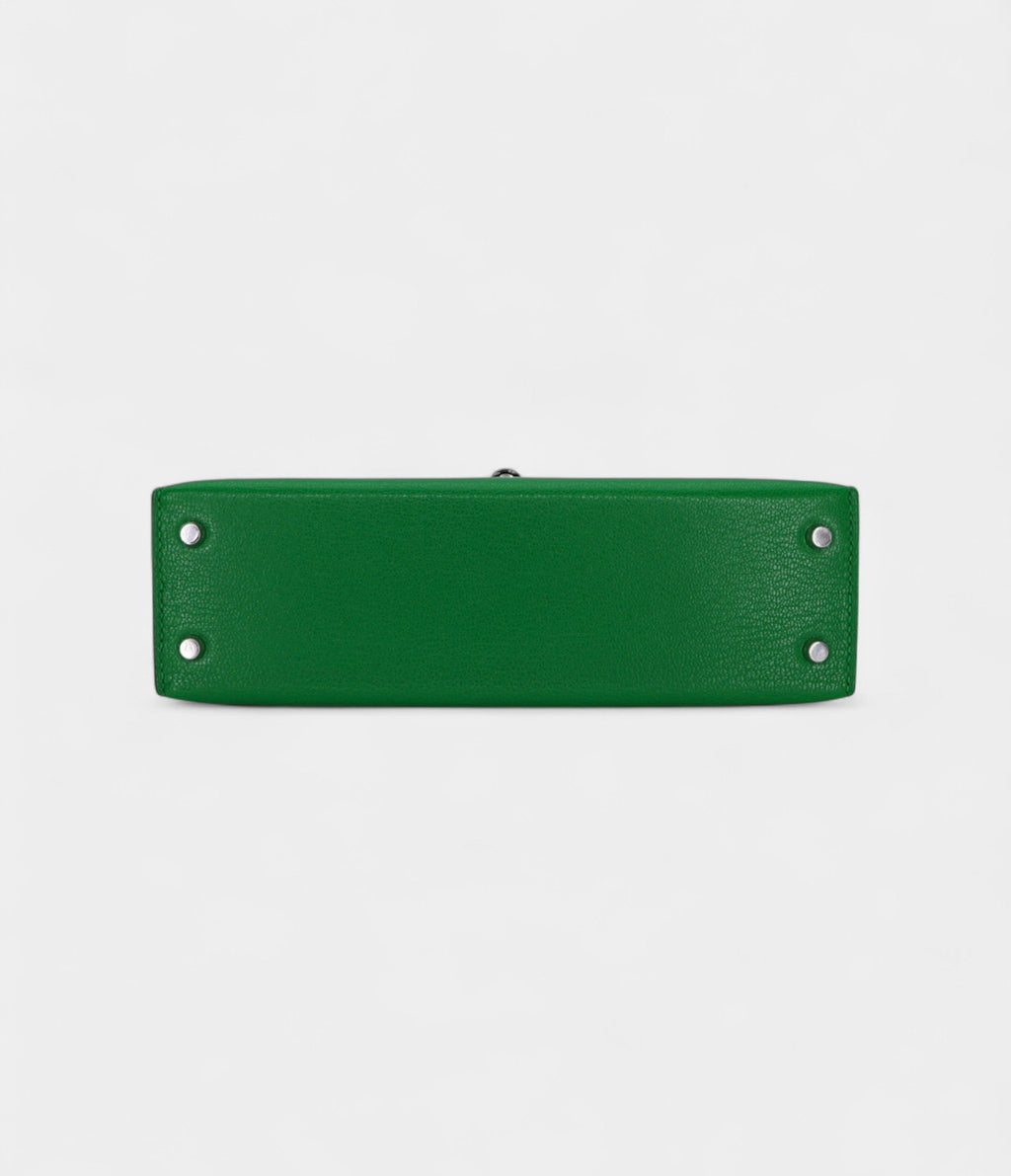 HMKelly II Sellier Mini Bambou Chevre Leather Palladium Hardware