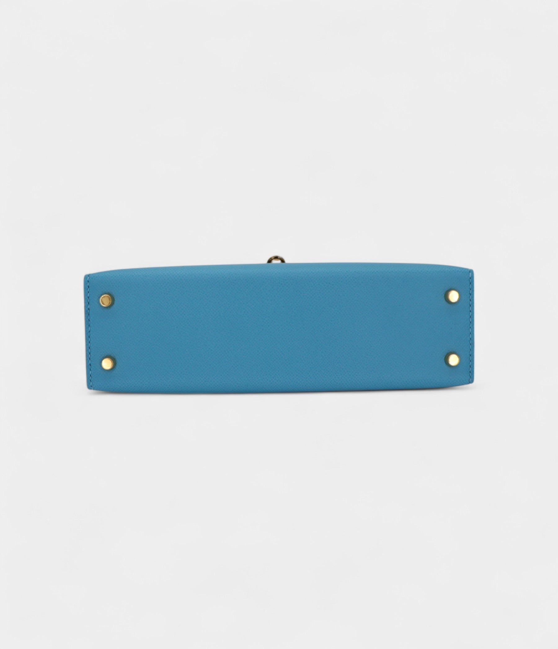 HMKelly II Sellier Mini Bleu Du Nord Madame Gold Hardware
