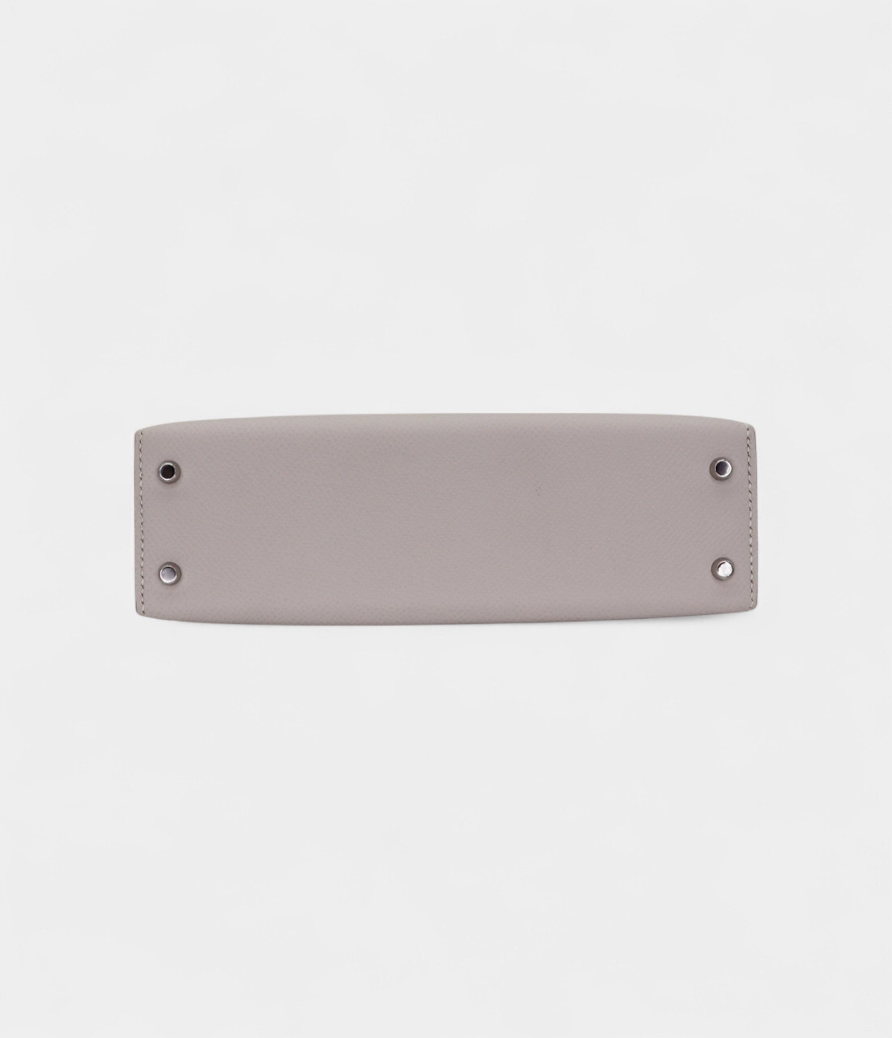 HMKelly II Sellier Mini Gris Pale Epsom Leather Palladium Hardware