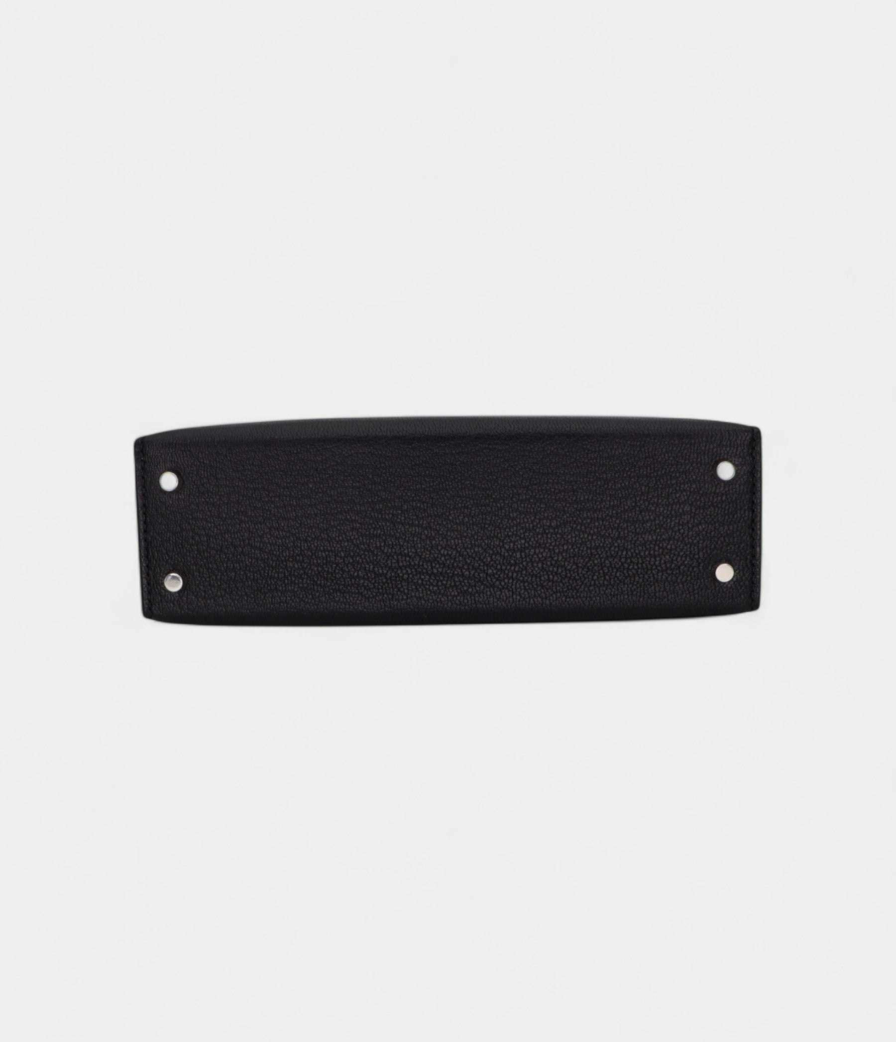 HMKelly II Sellier Mini Black/Rouge H Chevre Leather Palladium Hardware