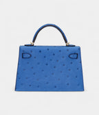 HMKelly II Sellier Mini Mykonos Ostrich Gold Hardware