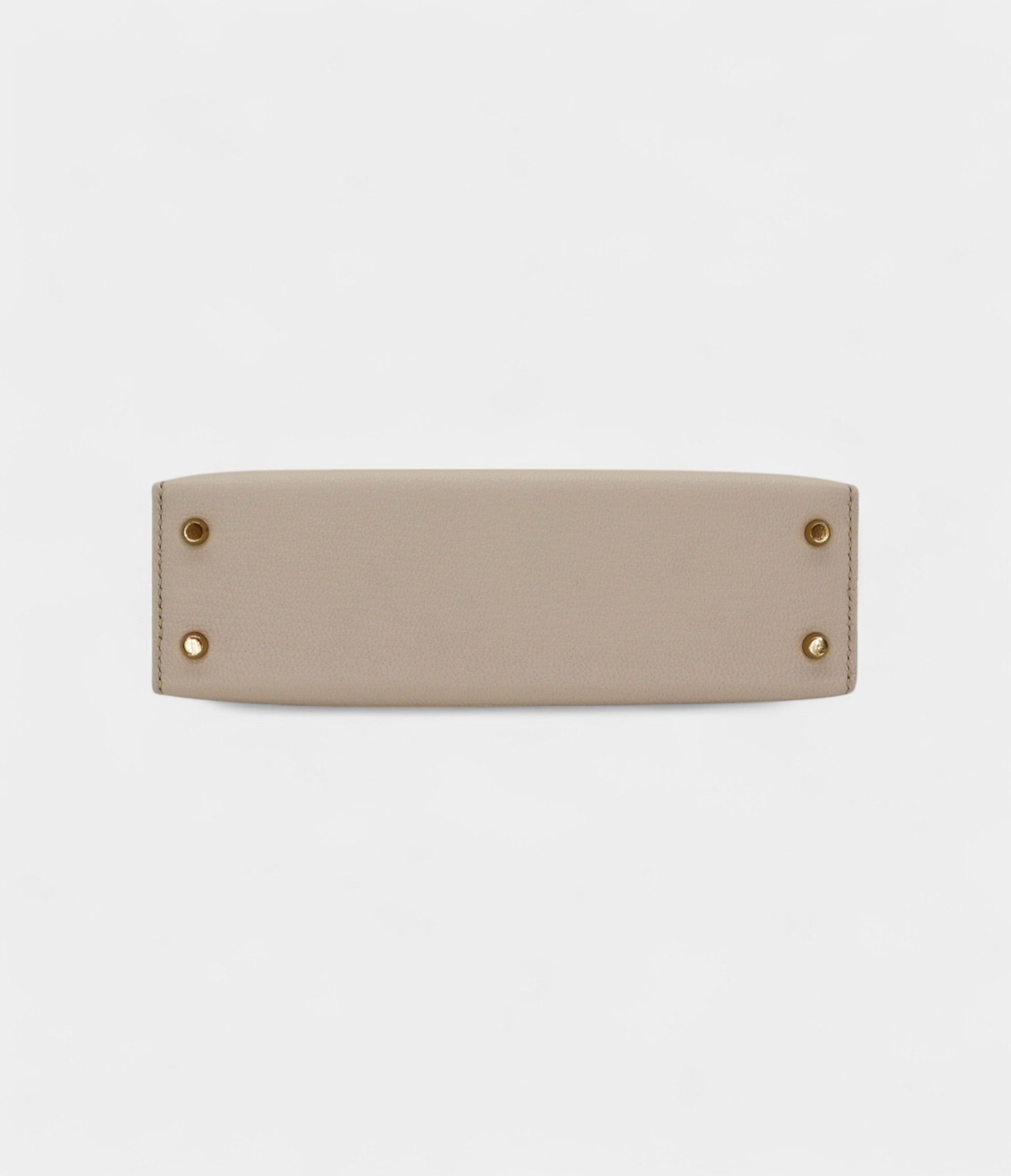 HMKelly II Sellier Mini Nata/Black Chèvre Leather Permabrass Hardware