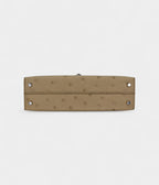 HMKelly II Sellier Mini Parchemin Ostrich Palladium Hardware