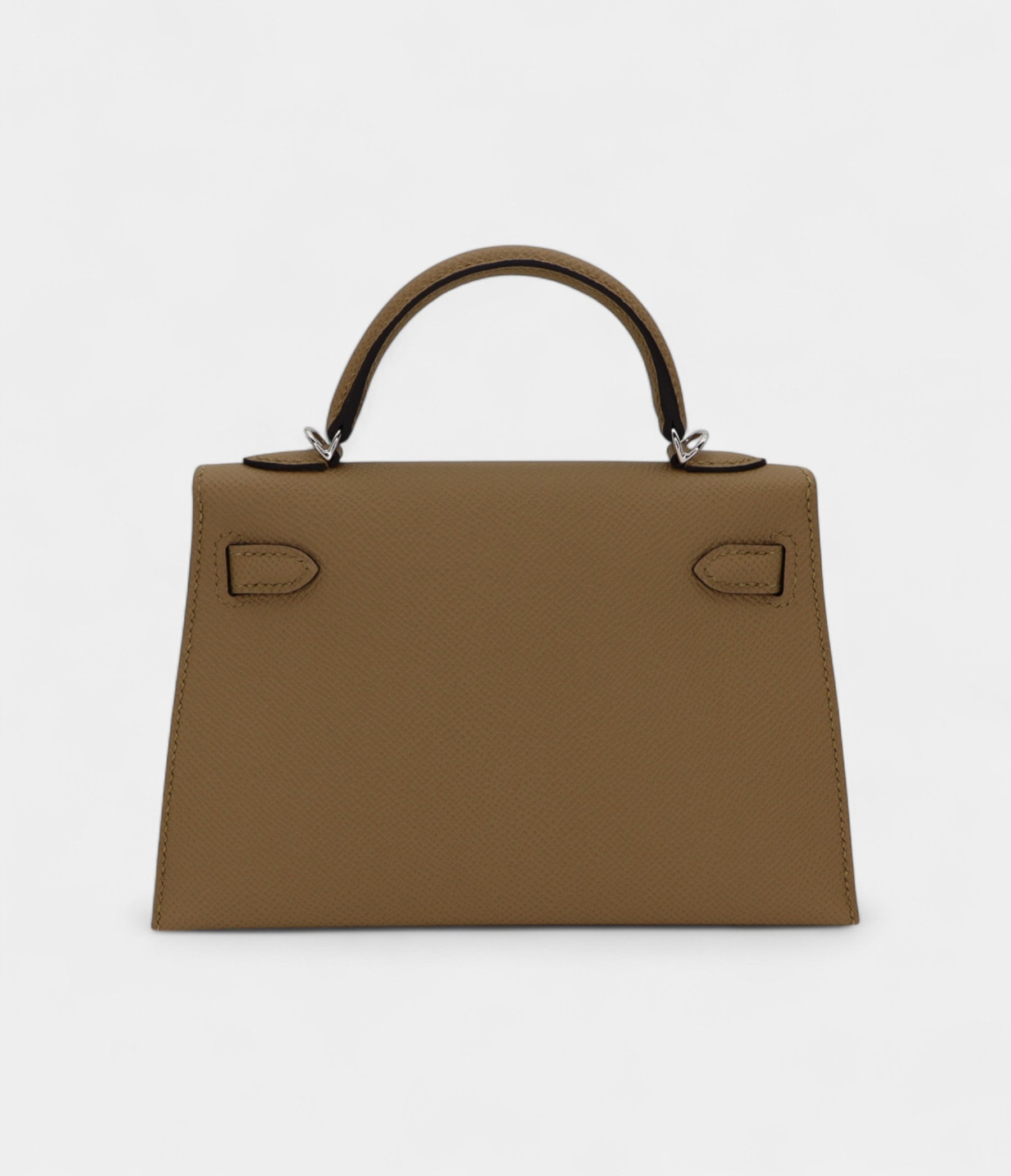 HMKelly II Sellier Mini Poussiere Epsom Leather Palladium Hardware