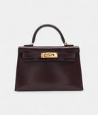 HMKelly II Sellier Mini Rouge Sellier Chevre Leather Gold Hardware