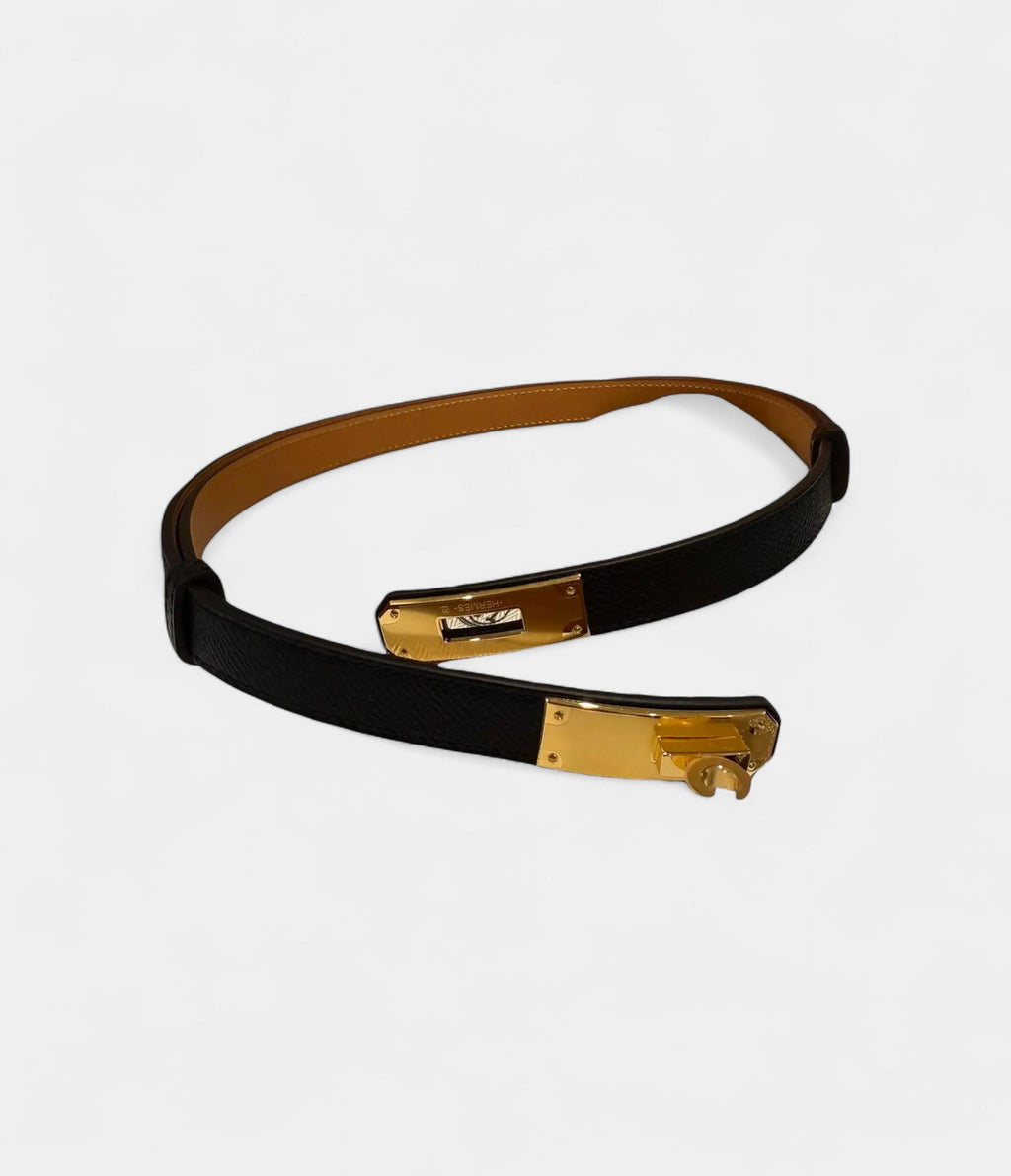 HMKelly Leather Belt A Refined Nod to Iconic Elegance