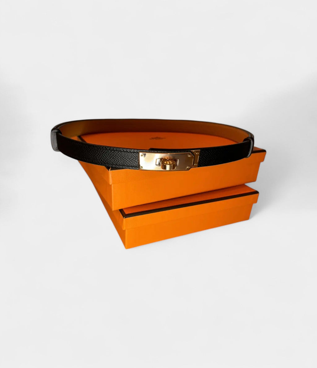 HMKelly Leather Belt A Timeless Emblem of Elegance