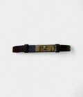 HMKelly Leather Belt in Burgundy