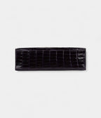 HMKelly Pochette Amethyst Shiny Alligator Gold Hardware