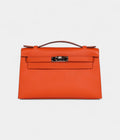 HMKelly Pochette Feu Epsom Palladium Hardware