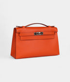 HMKelly Pochette Feu Epsom Palladium Hardware