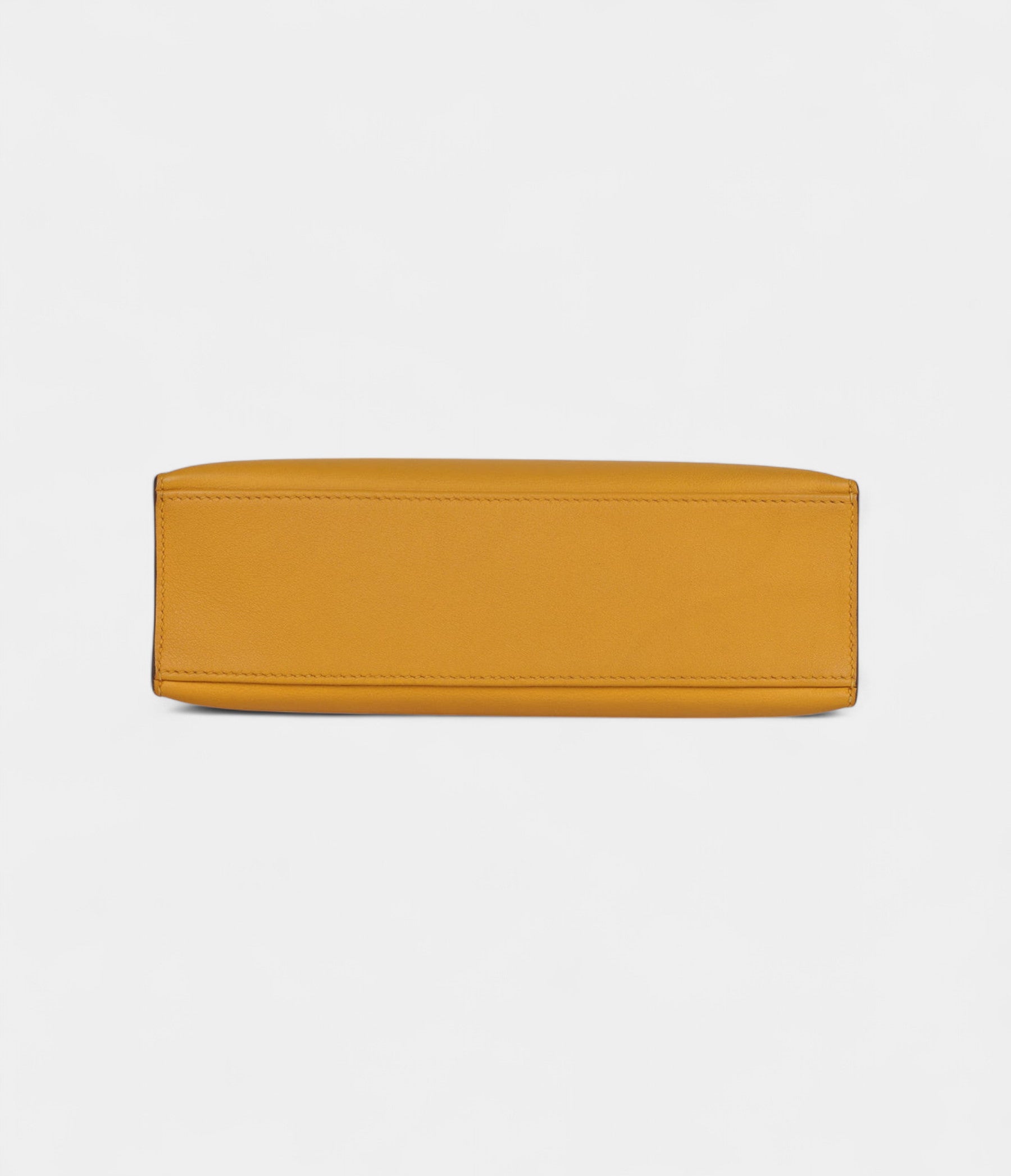 HMKelly Pochette Jaune Ambre Swift Palladium Hardware