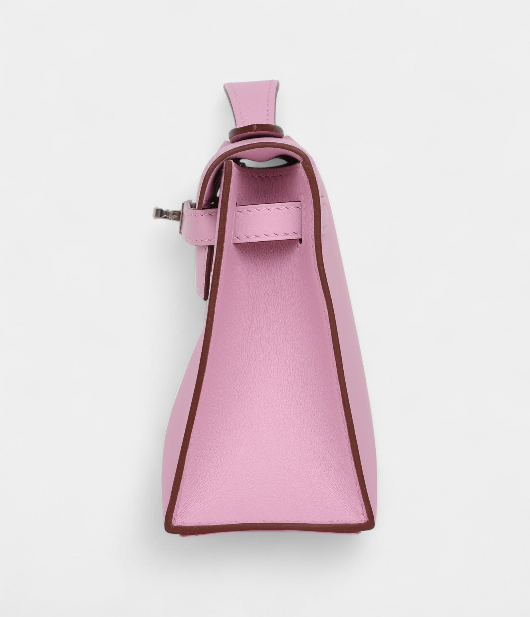 HMKelly Pochette Mauve Sylvestre Swift Palladium Hardware