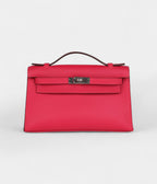 HMKelly Pochette Rose Extreme Swift Palladium Hardware