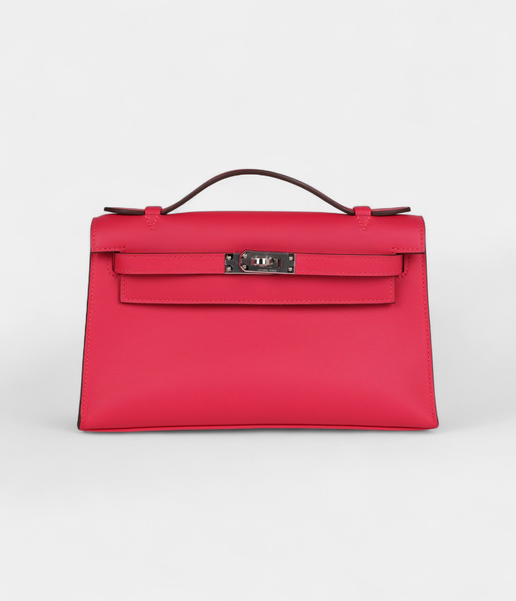 HMKelly Pochette Rose Extreme Swift Palladium Hardware