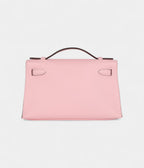 HMKelly Pochette Rose Sakura Swift Palladium Hardware