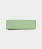 HMKelly Pochette Vert Criquet Swift Palladium Hardware